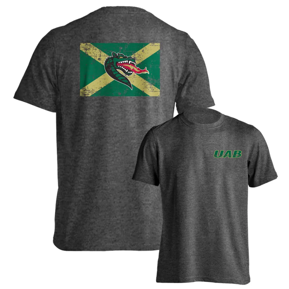 University of Alabama at Birmingham Blazers Flag Logo Short Sleeve Tee