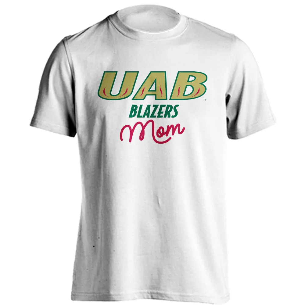 University of Alabama at Birmingham Blazers Mom Logo Short Sleeve T-Shirt