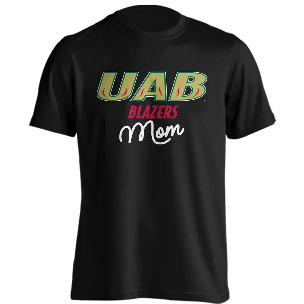 University of Alabama at Birmingham Blazers Mom Logo Short Sleeve T-Shirt