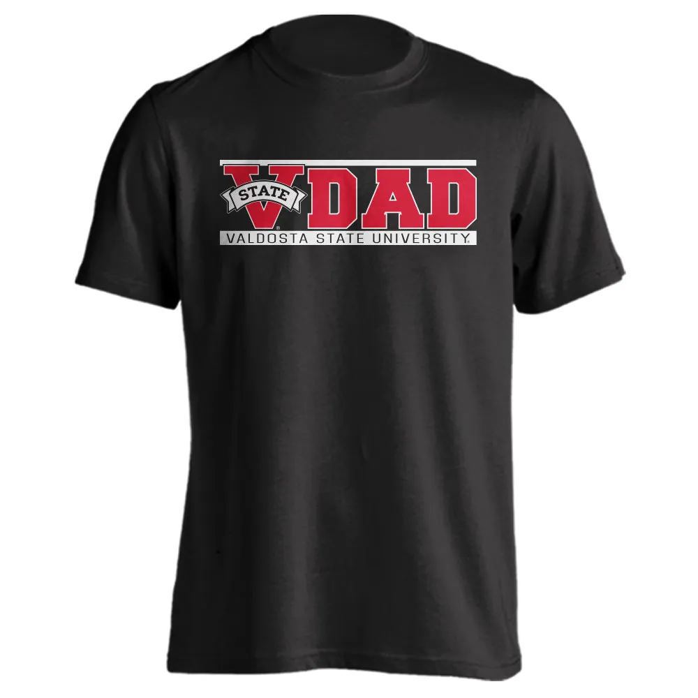 Valdosta State University VSU Blazers Dad Tee Father Parent Short Sleeve T-Shirt