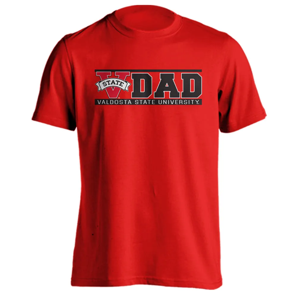 Valdosta State University VSU Blazers Dad Tee Father Parent Short Sleeve T-Shirt