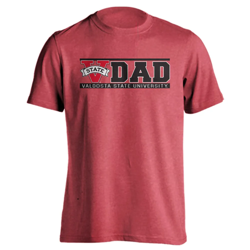 Valdosta State University VSU Blazers Dad Tee Father Parent Short Sleeve T-Shirt