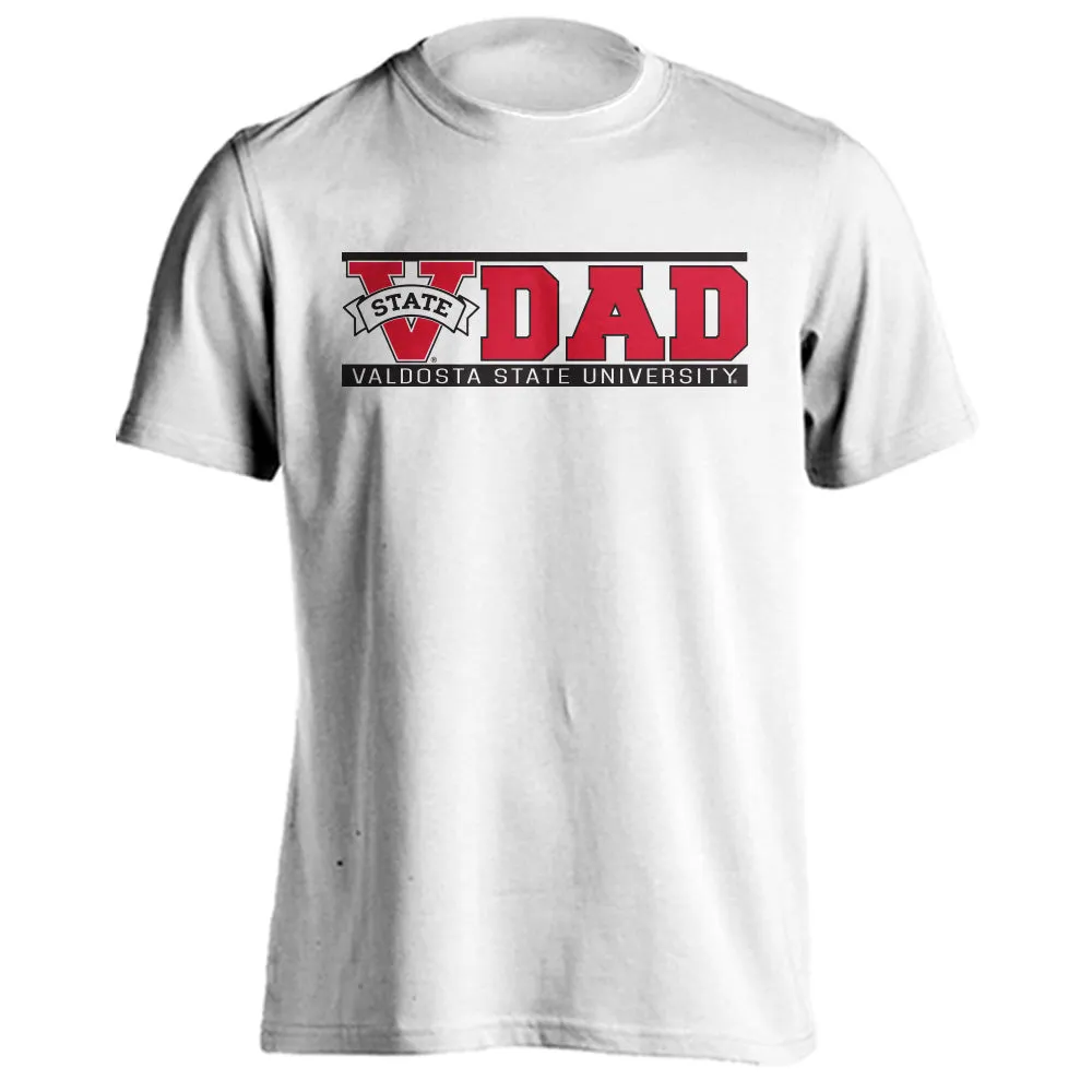 Valdosta State University VSU Blazers Dad Tee Father Parent Short Sleeve T-Shirt