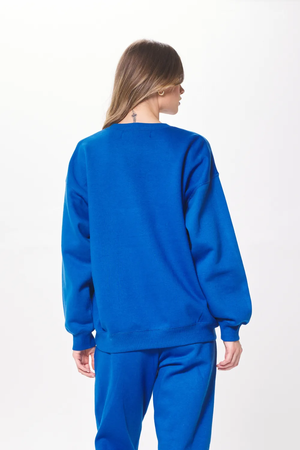 Vivid Blue Proweave Crewneck Sweatshirt