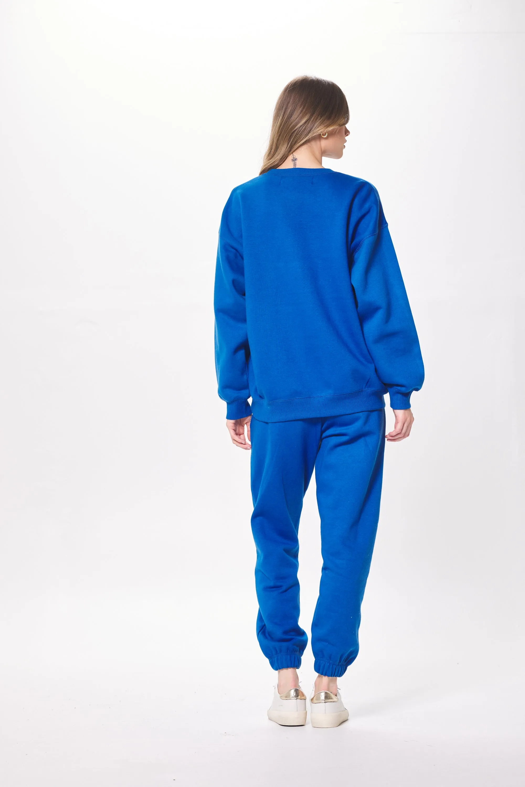 Vivid Blue Proweave Crewneck Sweatshirt