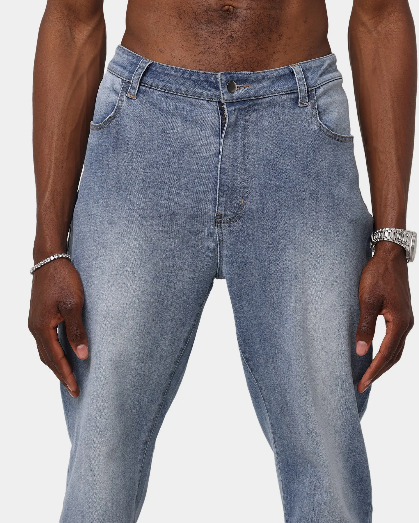 XXIII Beckett Baggy Jeans Blue Denim