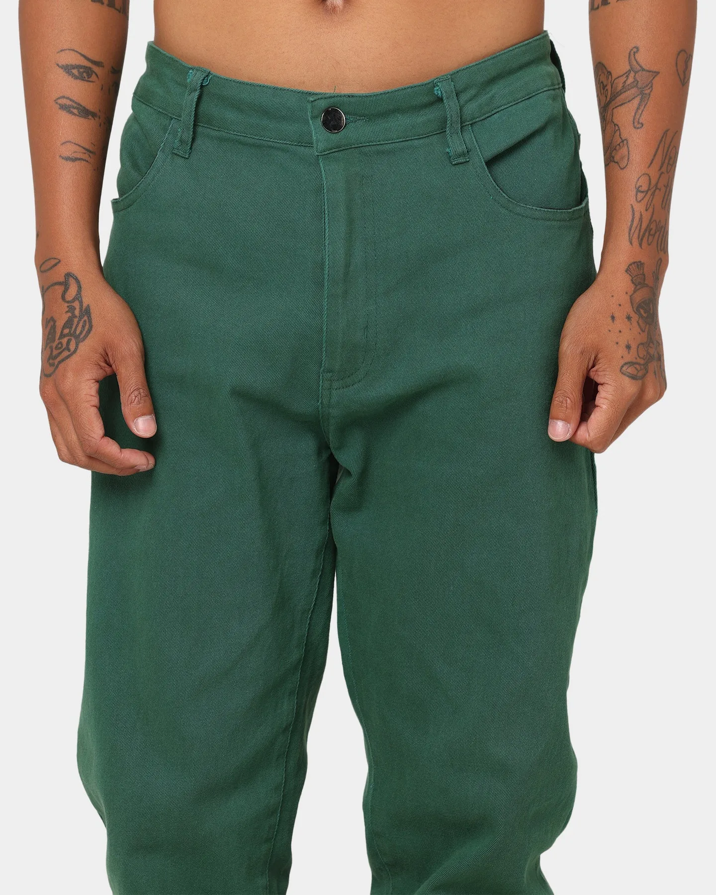 XXIII Beckett Baggy Jeans Green